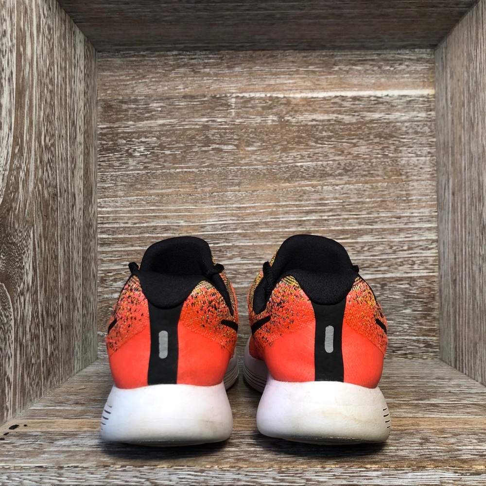 Nike LunarEpic Low Flyknit Orange Women’s Sz 6 - Picture 6 of 7